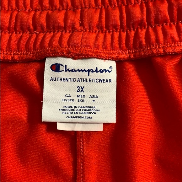 Red Champion Track Pants 3X - Picture 4 of 6